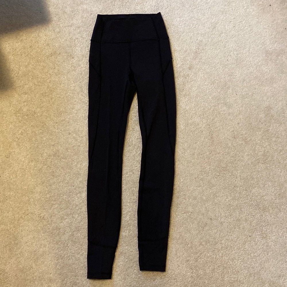 Lululemon Black Leggings Full-on Luxtreme Size 2 28”